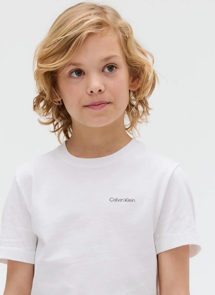 Calvin Klein Jeans Kids Graphic Crew Neck T-Shirt